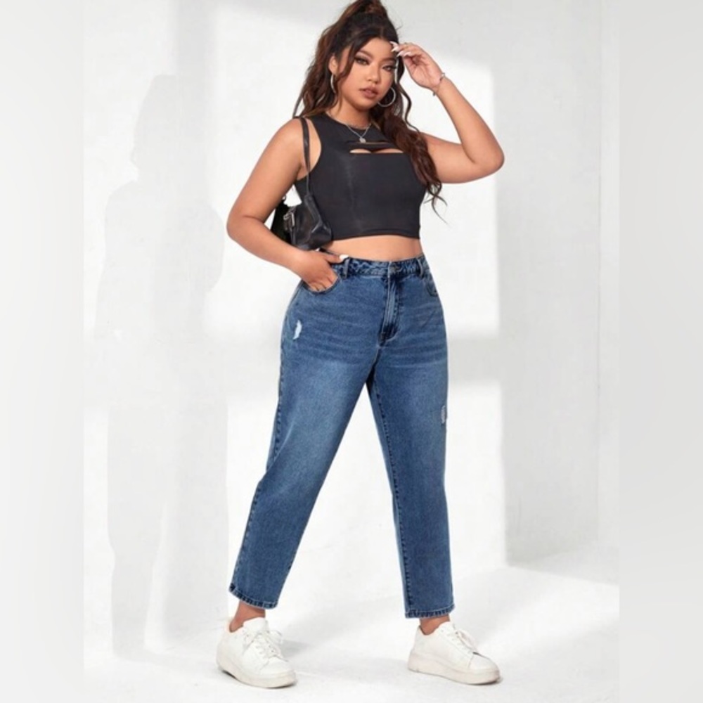 SHEIN High Waist Mom Fit Jeans Size 2